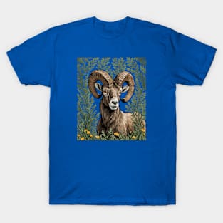 Nevada Desert Bighorn Sheep And Sagebrush 2 T-Shirt